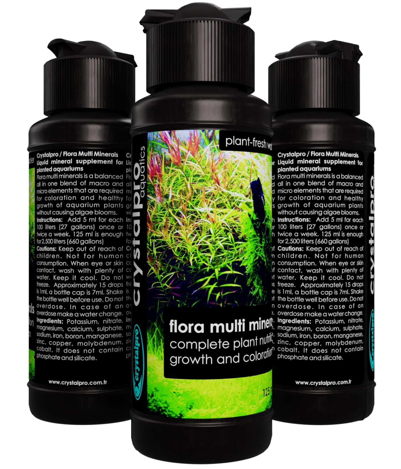 Crystalpro Flora Multi Minerals in an aquarium with thriving plants
