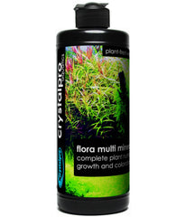 Crystalpro Flora Multi Minerals bottle front showing packaging for aquarium plant care