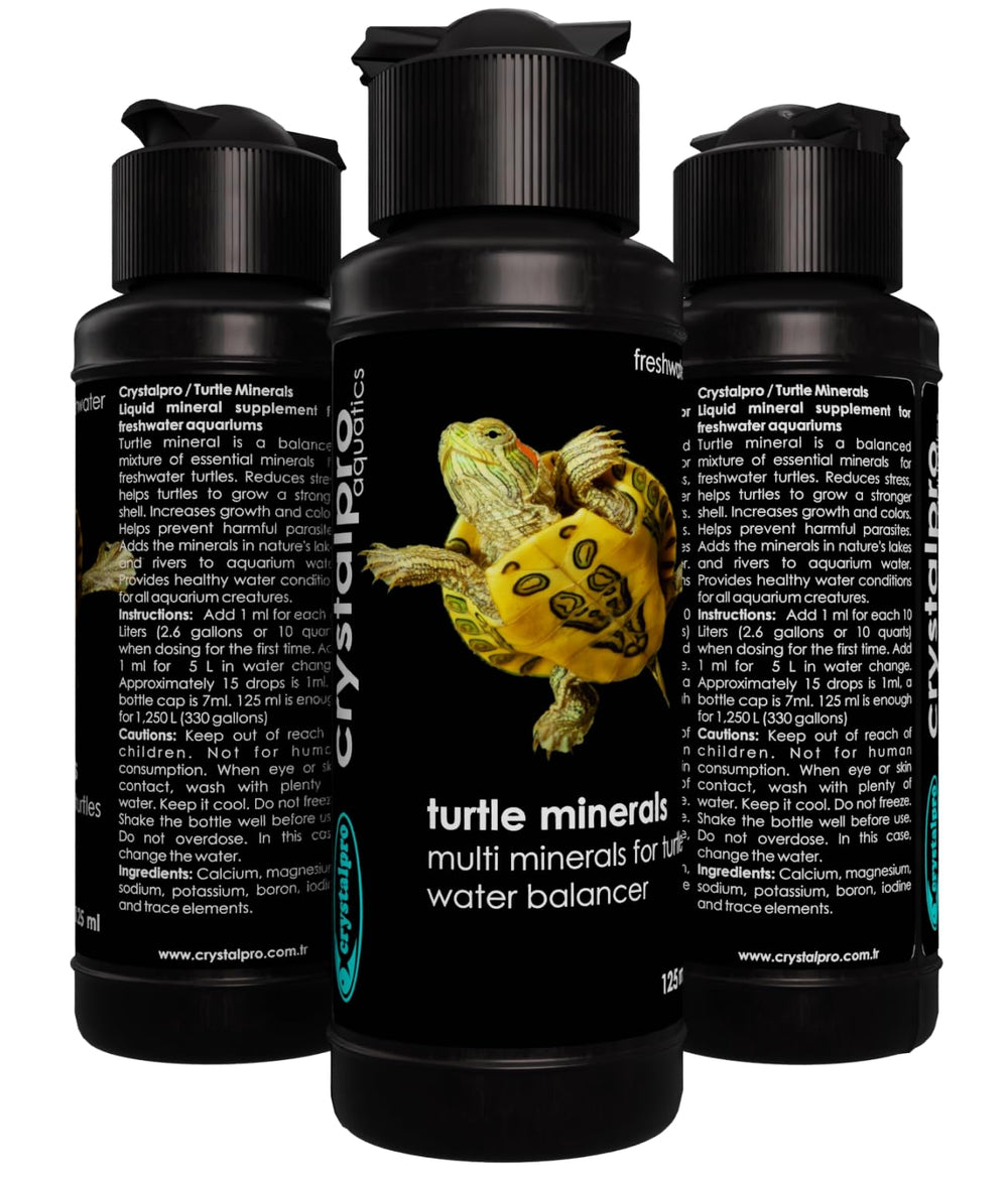 Crystalpro Turtle Minerals mineral powder close-up highlights key elements for shell and vitality