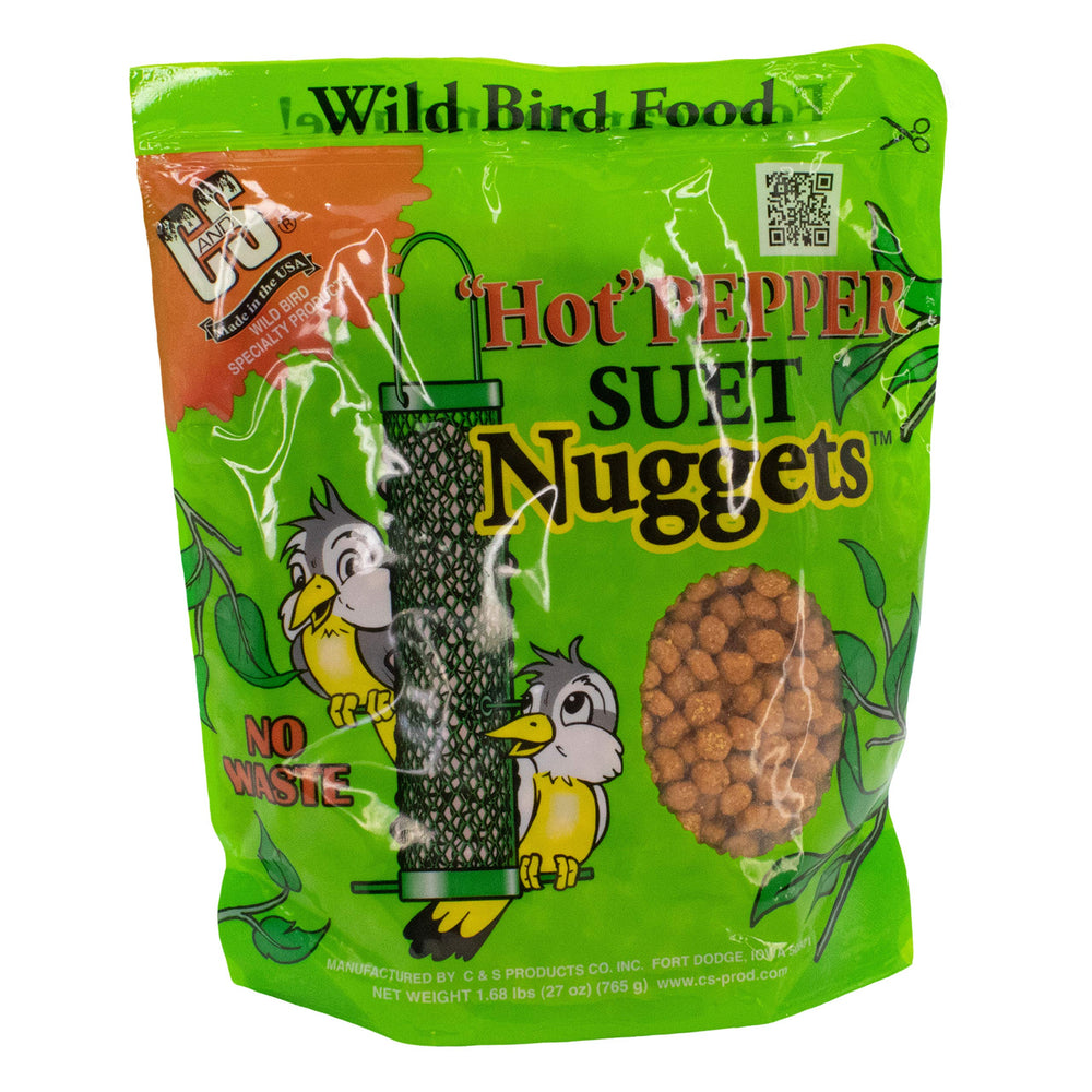 C S Hot Pepper Nuggets 27oz 6 Pack packaging shows a resealable bag for easy storage.