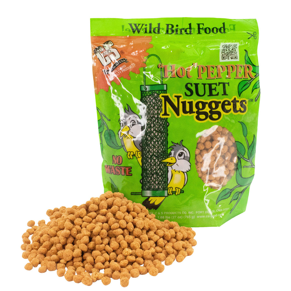 C S Hot Pepper Nuggets resealable bag highlights convenient, mess-free storage.