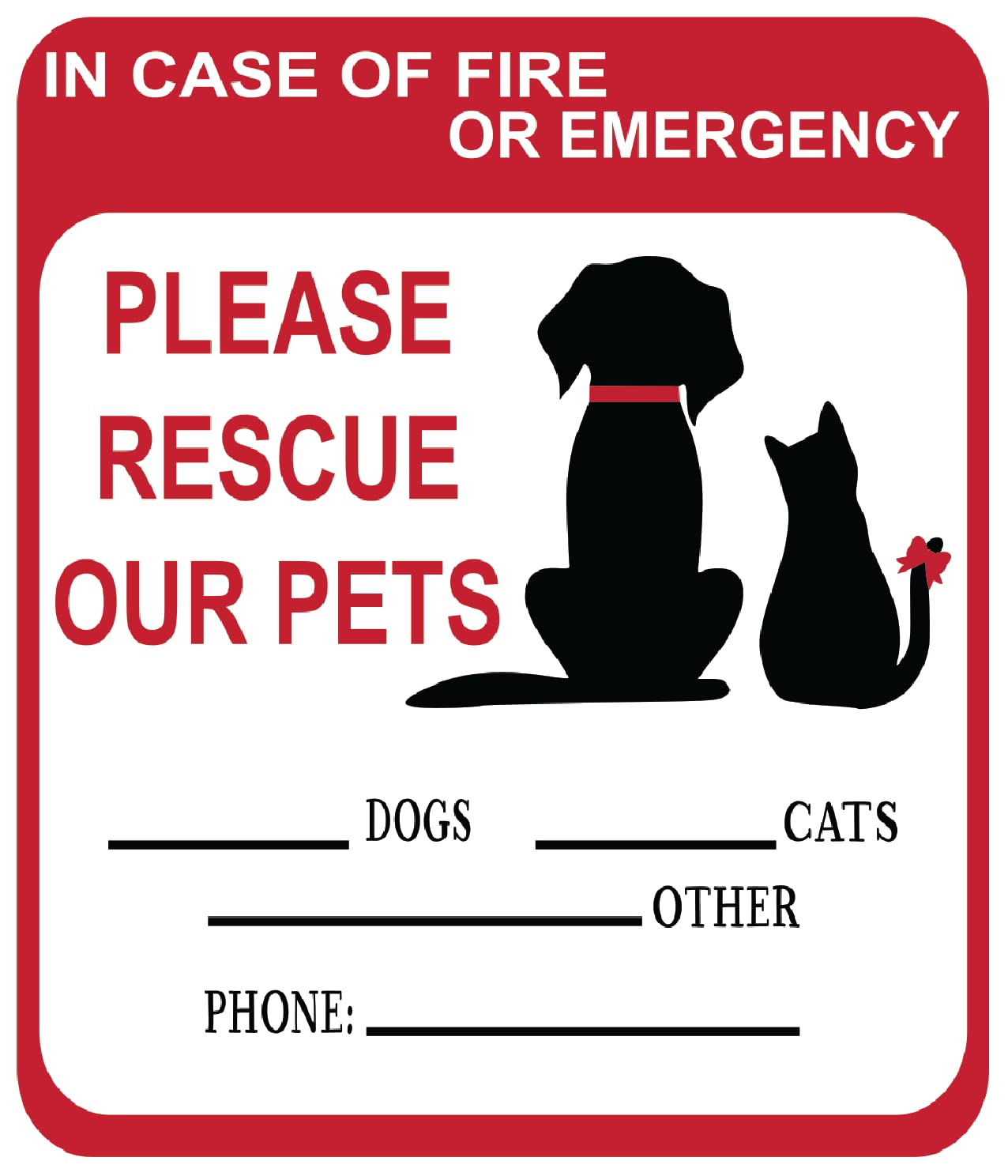 CS1414-2PK emergency-pets alert visual signaling for quick responders.