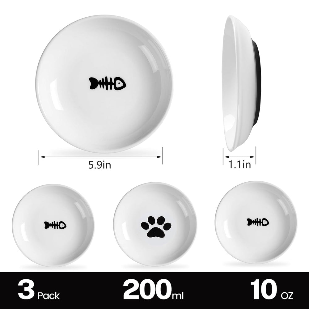 CSD silicone bottom non-slip base keeps bowls steady during pet mealtime