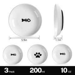 CSD silicone bottom non-slip base keeps bowls steady during pet mealtime