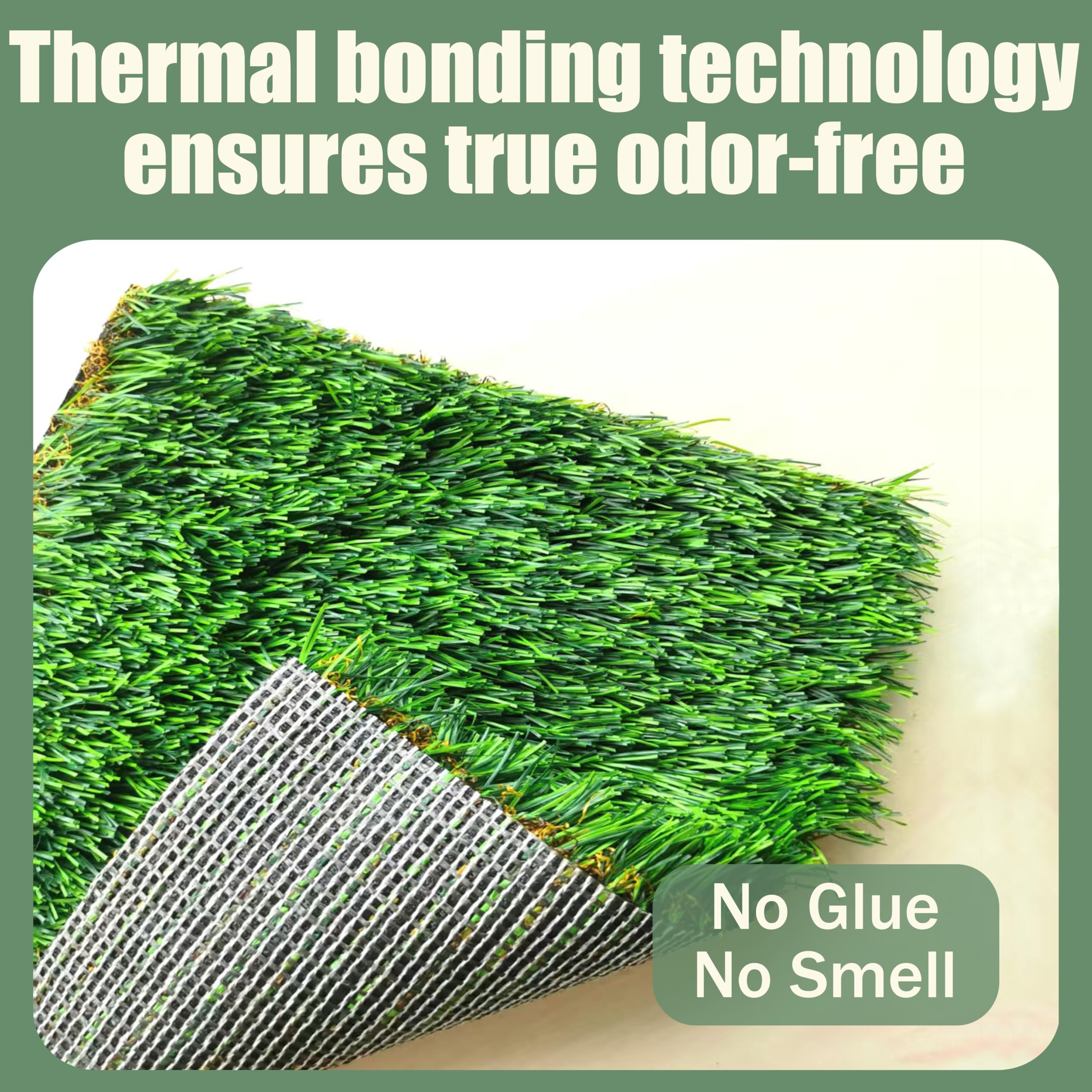Cshionary 2026 Pheromone Washable Artificial Grass Dog Potty Pad – 18.5x14, 2 Pack, Indoor/Outdoor