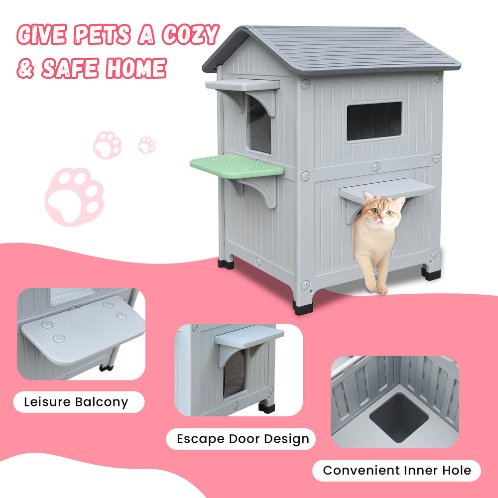 CSQOO durable plastic construction withstands harsh outdoor conditions