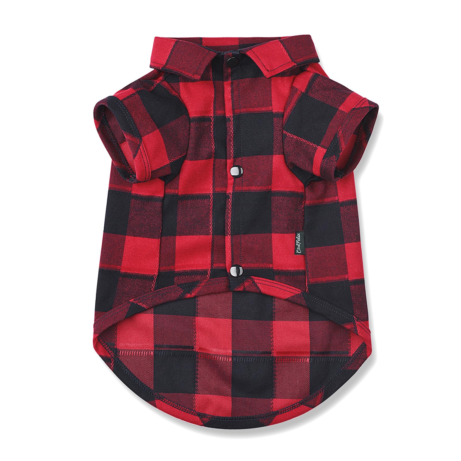 CtilFelix plaid dog shirt grid pattern for daily wear