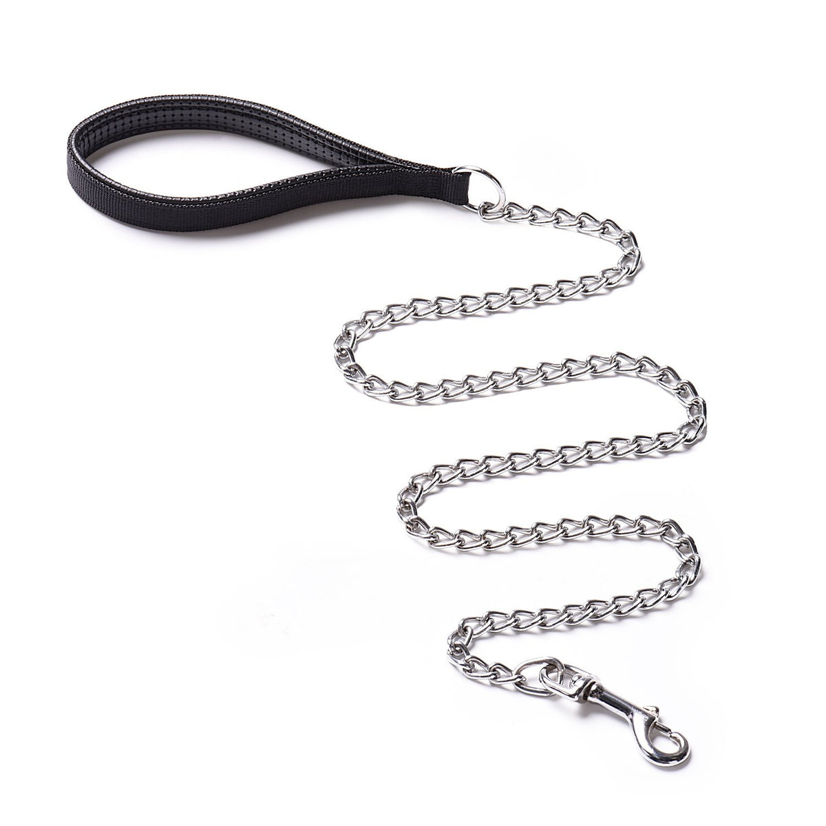 CtopoGo heavy-duty dog leash with chrome chain and 6-foot reach for secure everyday walks