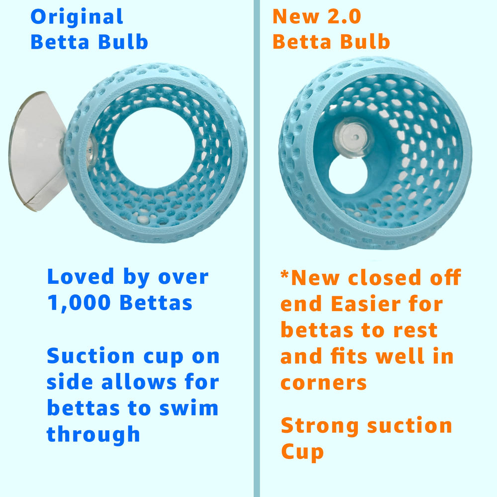 CTWPets Betta Bulb Hide 2.0 green natural aesthetic blends with planted aquariums.