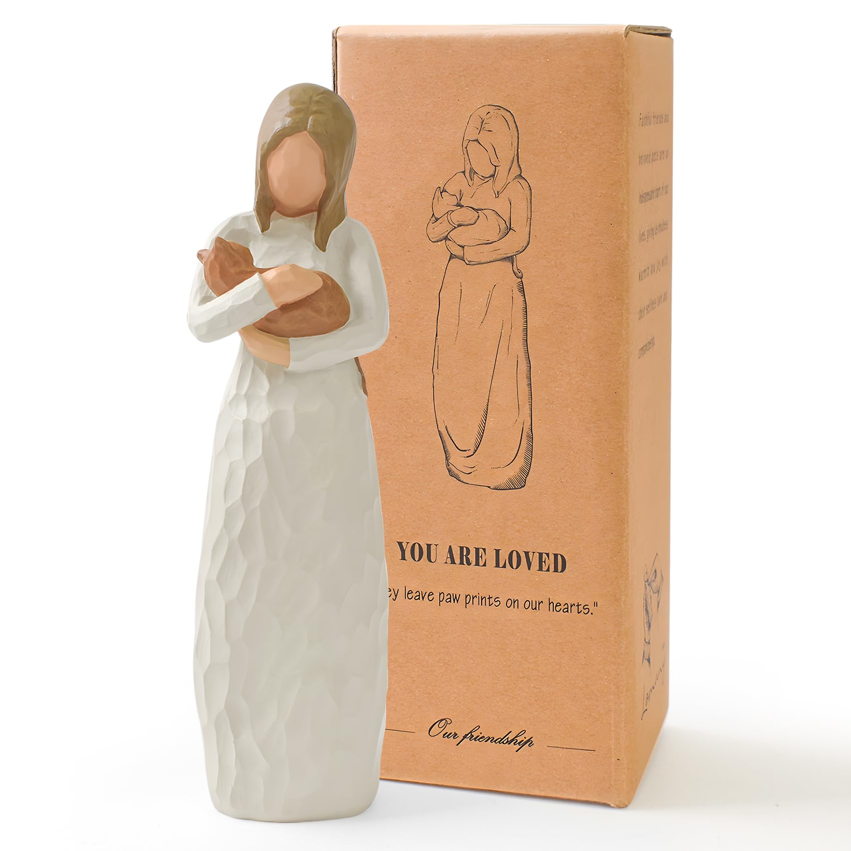 Cuayaes cat memory display stand—perfect mantel display for remembrances.