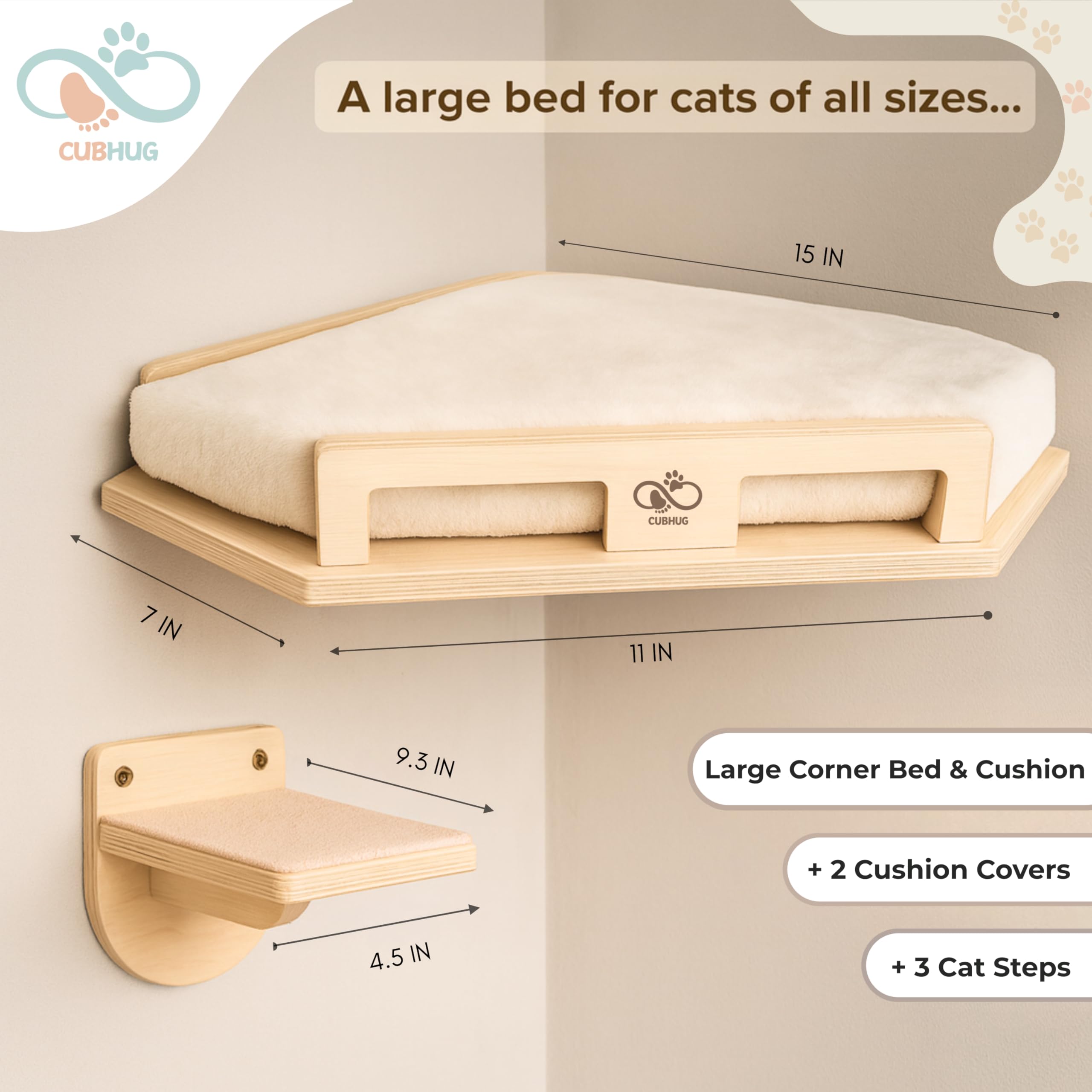 CUBHUG washable-covers plush-cotton enable seasonal refresh and easy cleaning.