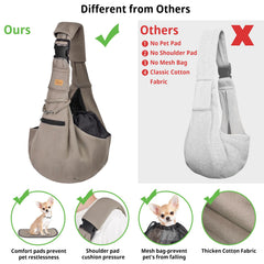Cuby sling carrier shoulder straps detail for comfortable extended wear