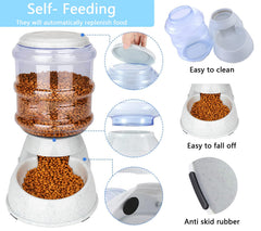 cucurbita automatic dog feeder removable-parts near-dishwasher-friendly design eases cleaning