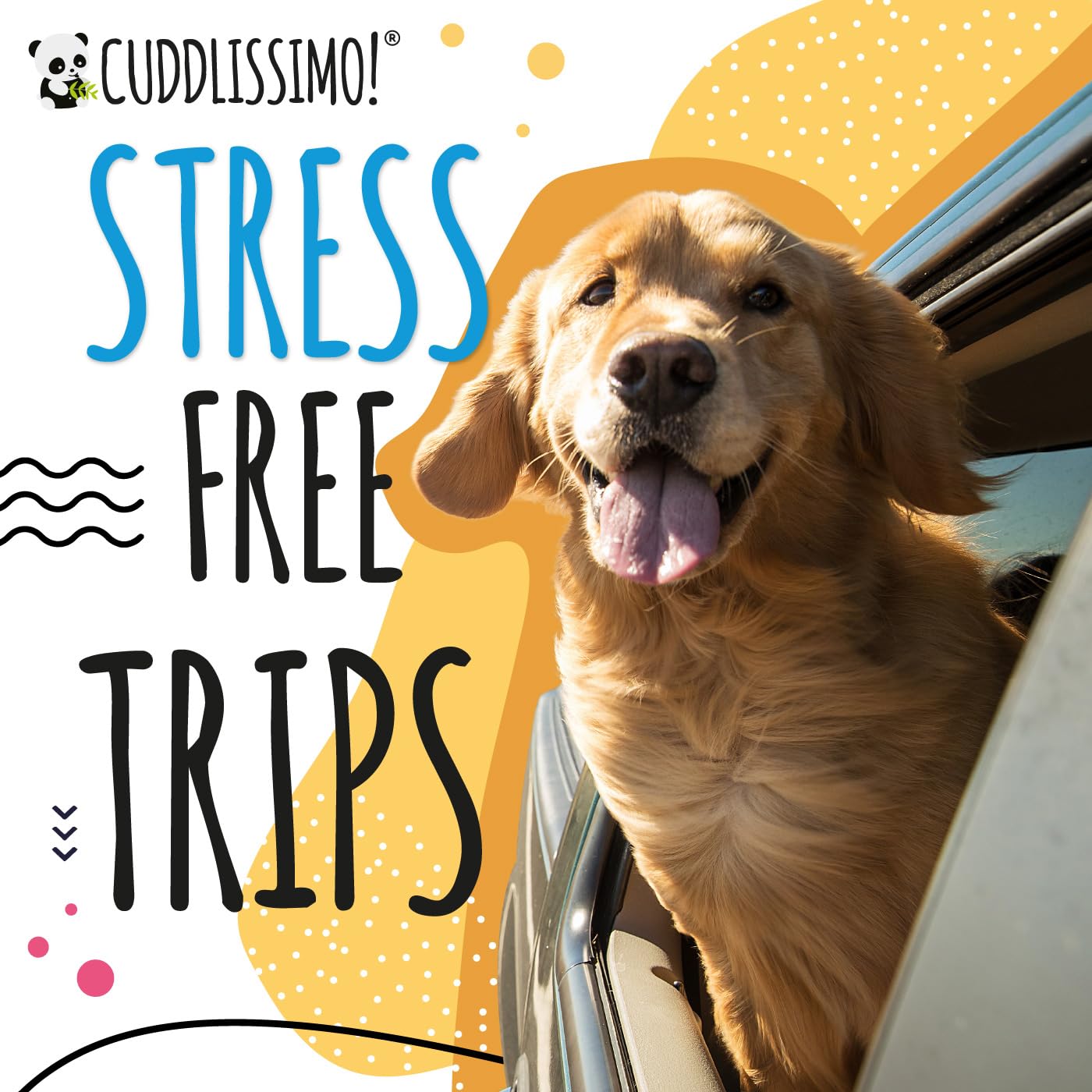 Cuddlissimo! pet sling supports small dogs and cats up to 12 lb