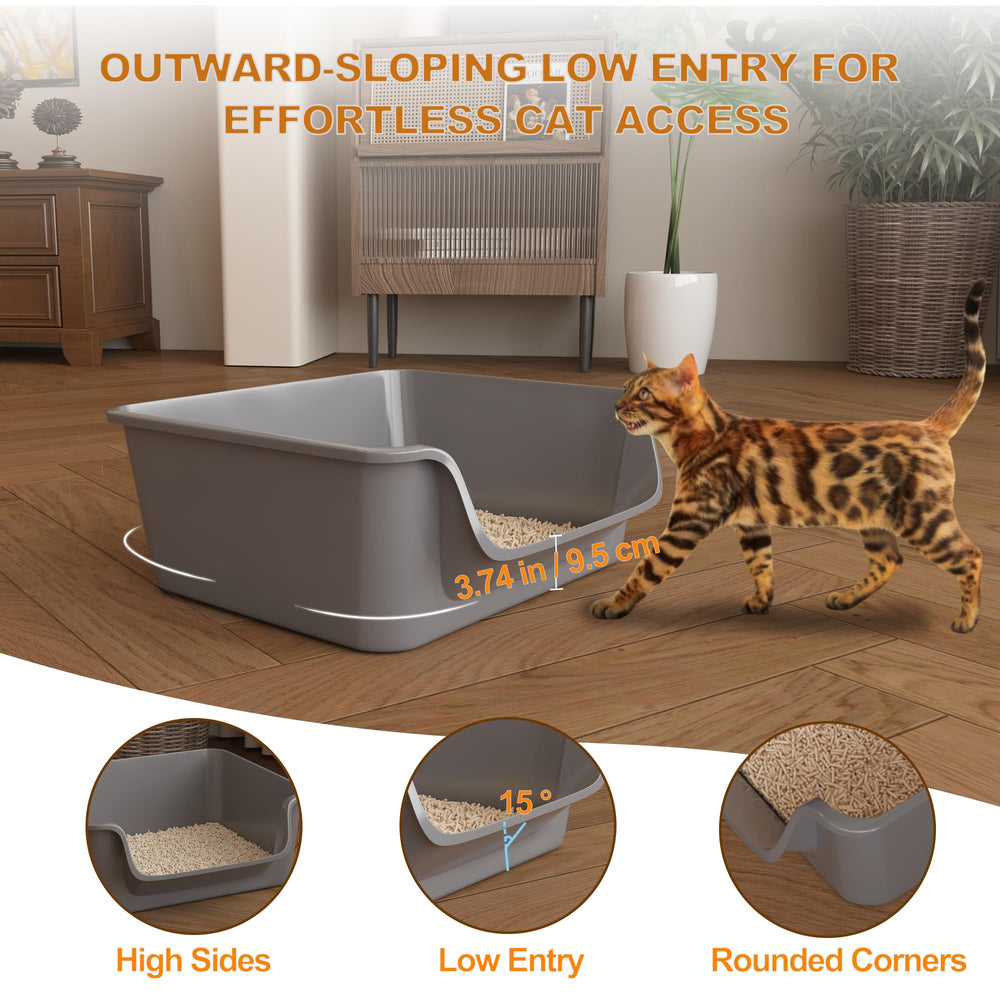 Cuddpaw spacious interior supports calm use by shy or elderly cats.