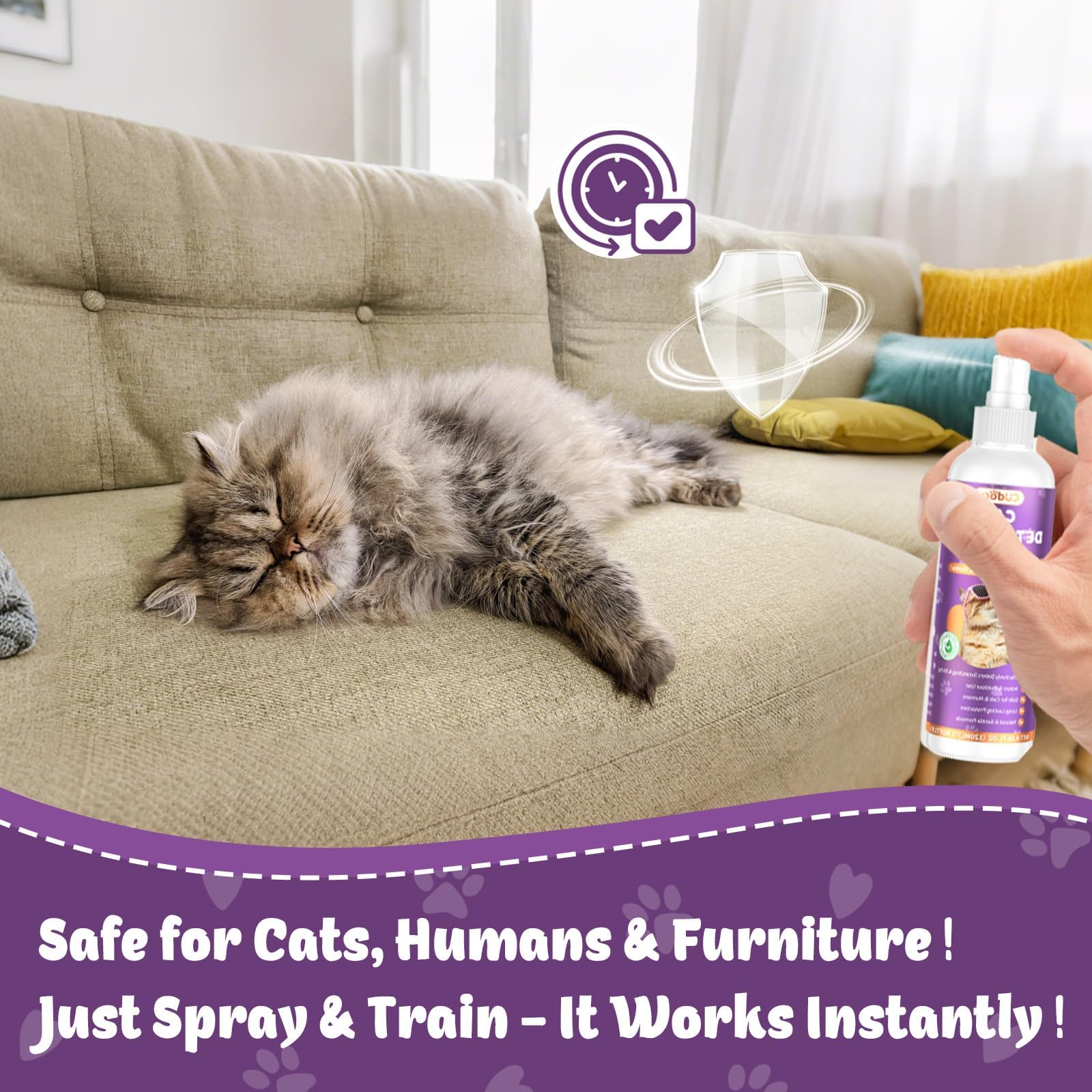 Cudory Deterrent Spray easy-application for quick spot treatment