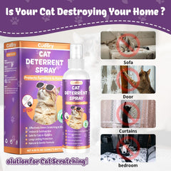 Cudory Cat Deterrent Spray on wall-protection to discourage marking