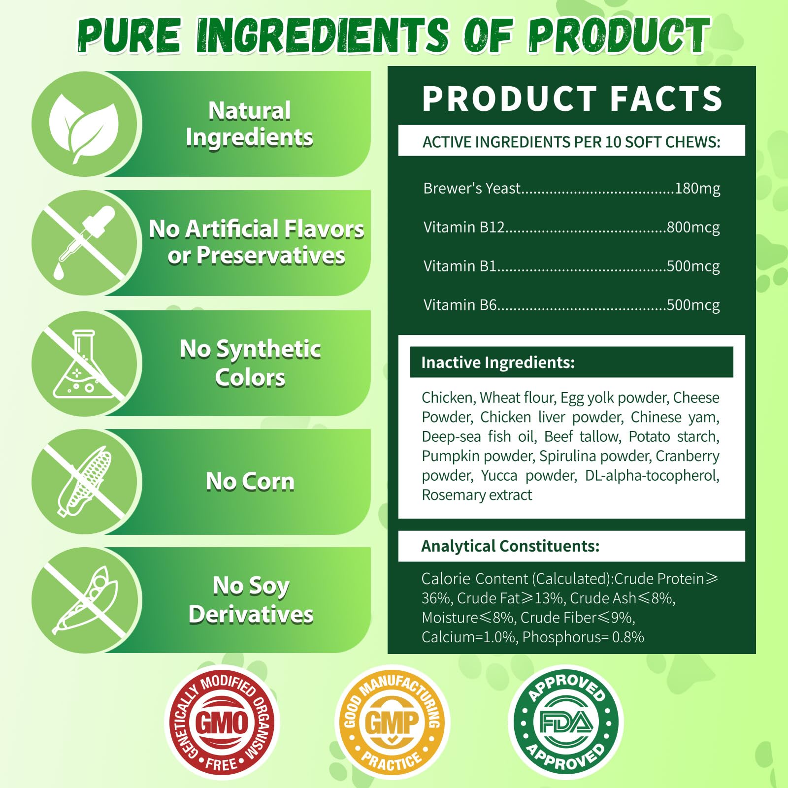 Cudory daily-use chews support natural balance and skin health