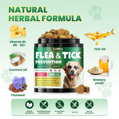 Cudory packaging image highlights all-breed, puppy-to-senior suitability and daily dosing.