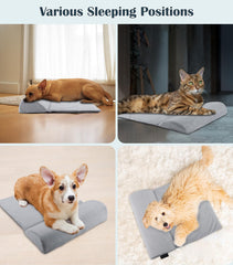 CuieTuee dog bolster pillow non-slip bottom on surface