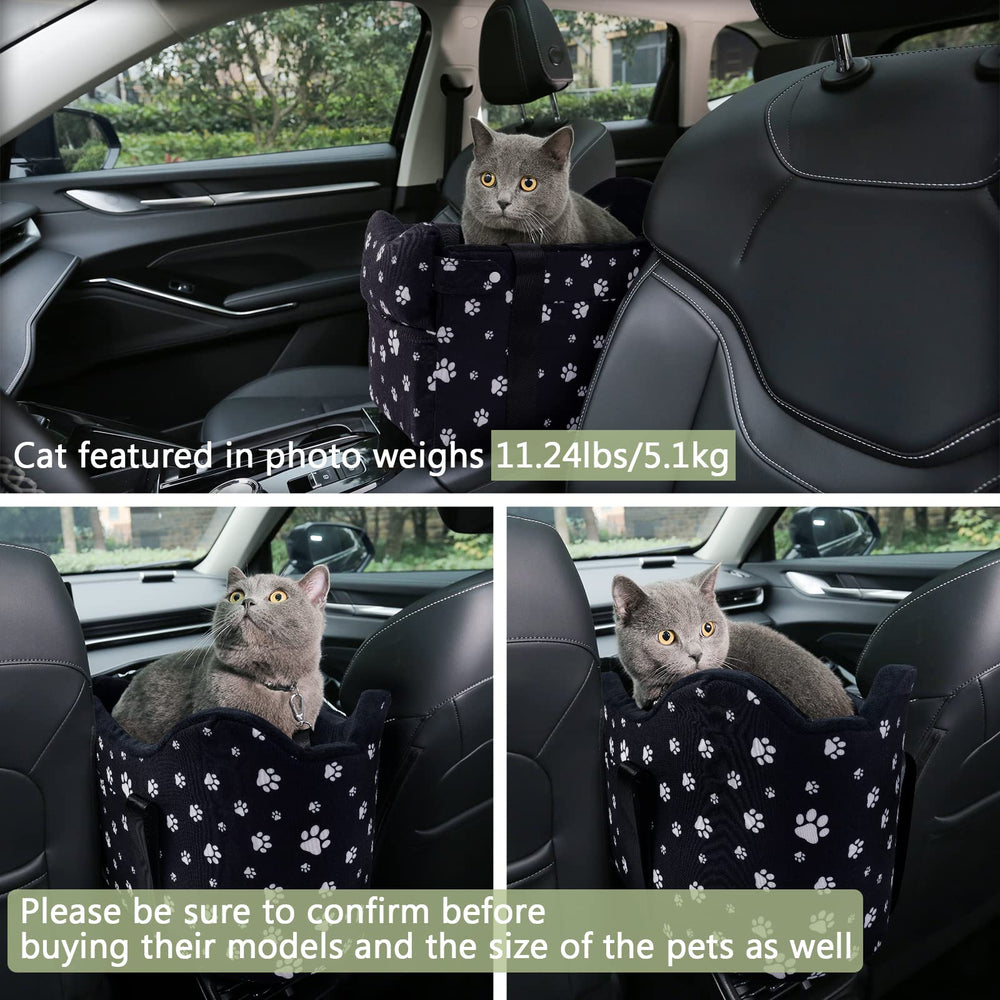 Cullaby center console dog car seat washable cover for easy cleaning after trips.