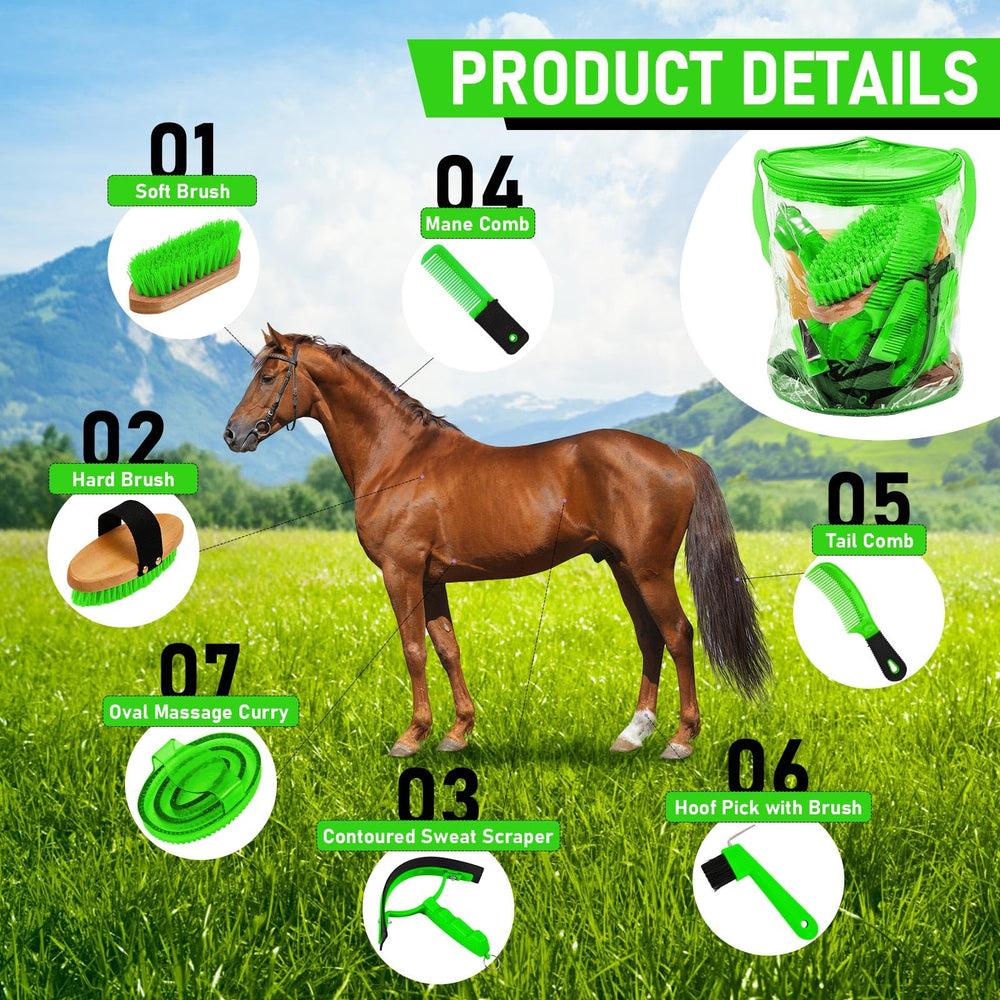 Cunhill oval massage curry delivers gentle brushing to promote a smoother coat.