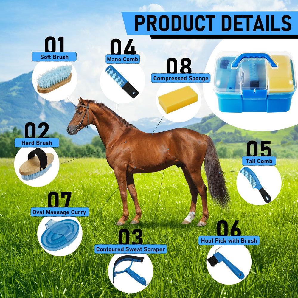 Cunhill soft brush provides gentle bristles for a comfortable, shiny coat
