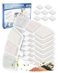 Cunina 8x8 pack filter set unpacked showing organized replacement filters for easy maintenance