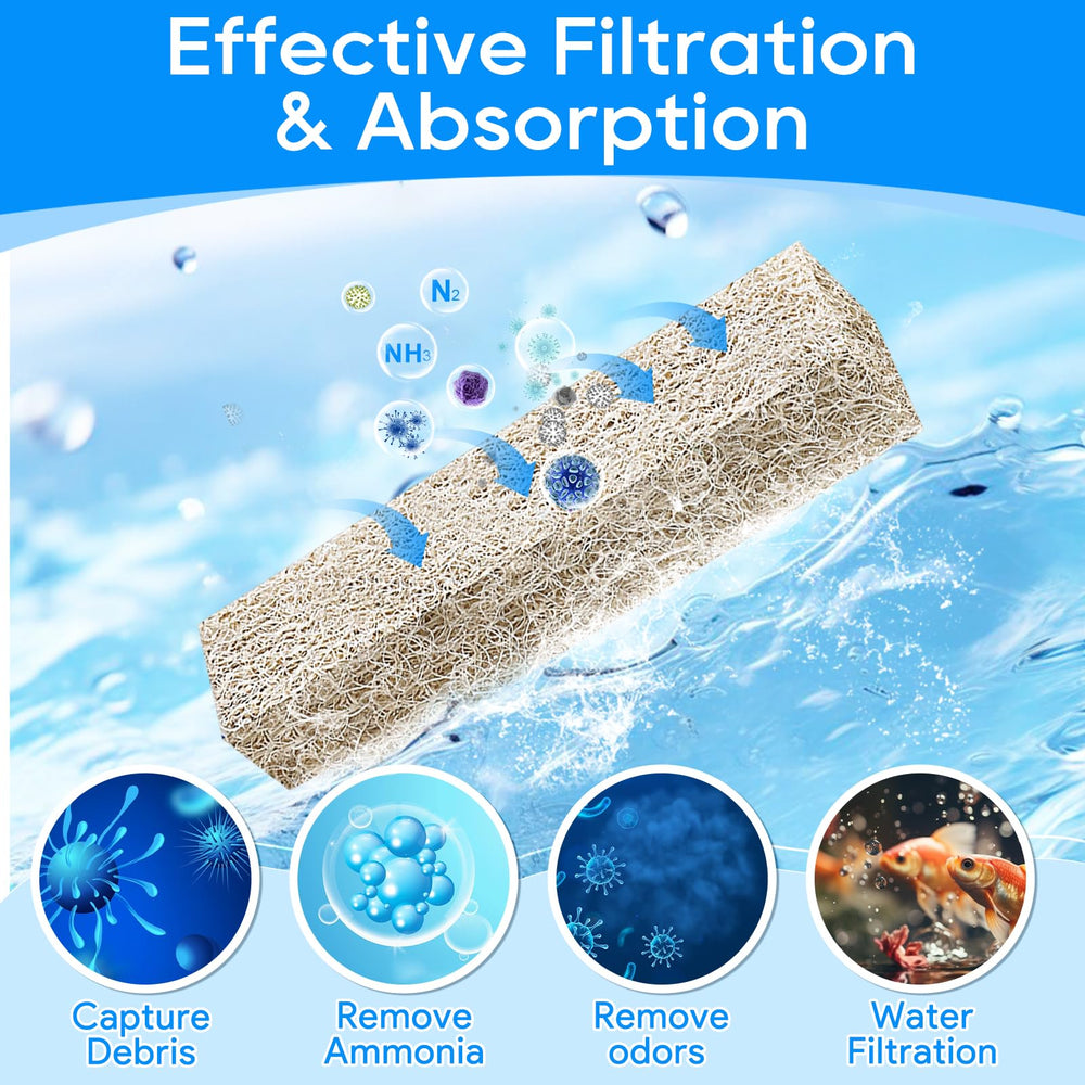 Cunina dense-pores sponge pad for stronger filtration
