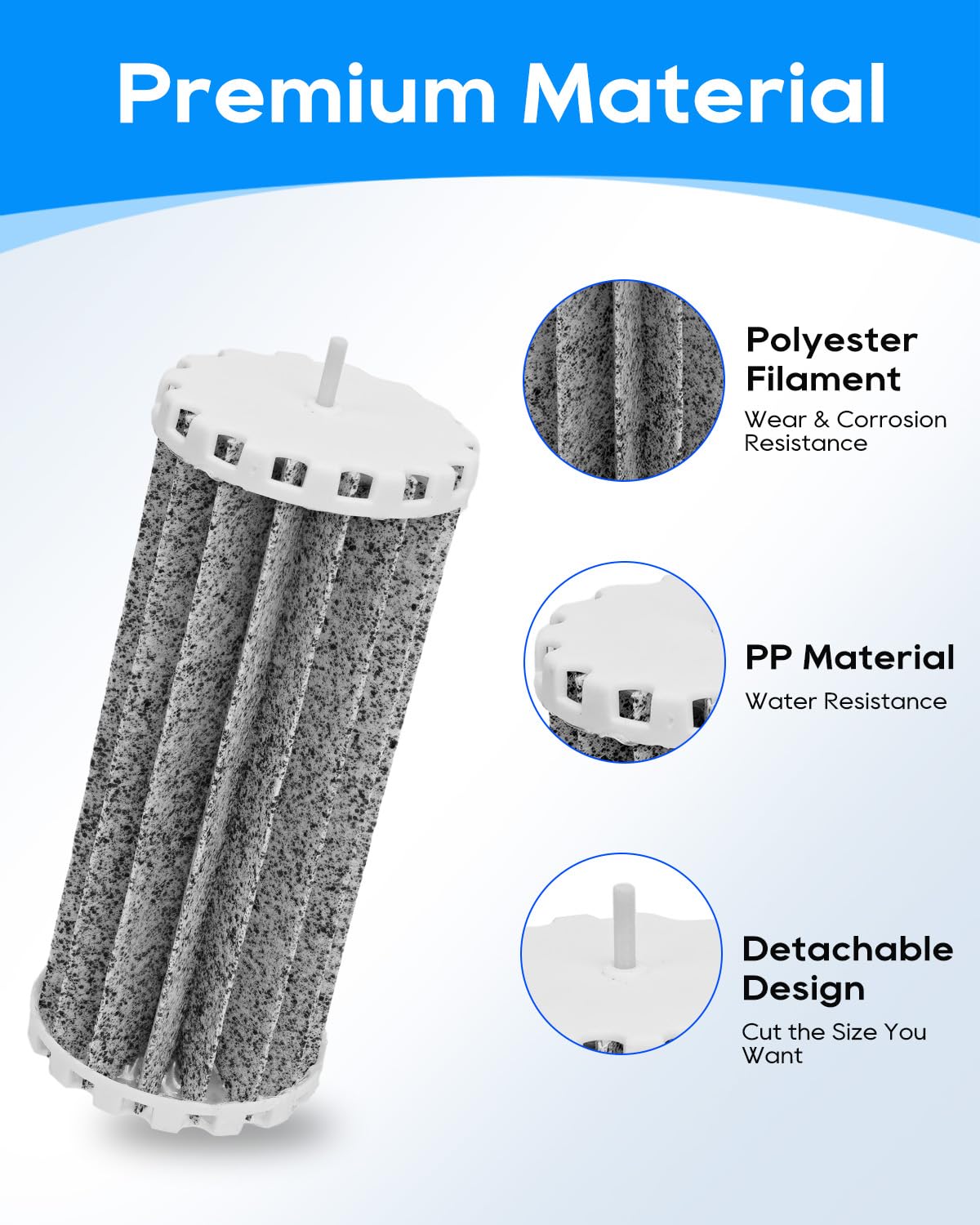 Cunina Aquarium Bio Wheel filter installation demonstrates tool-free drop-in setup for quick maintenance.