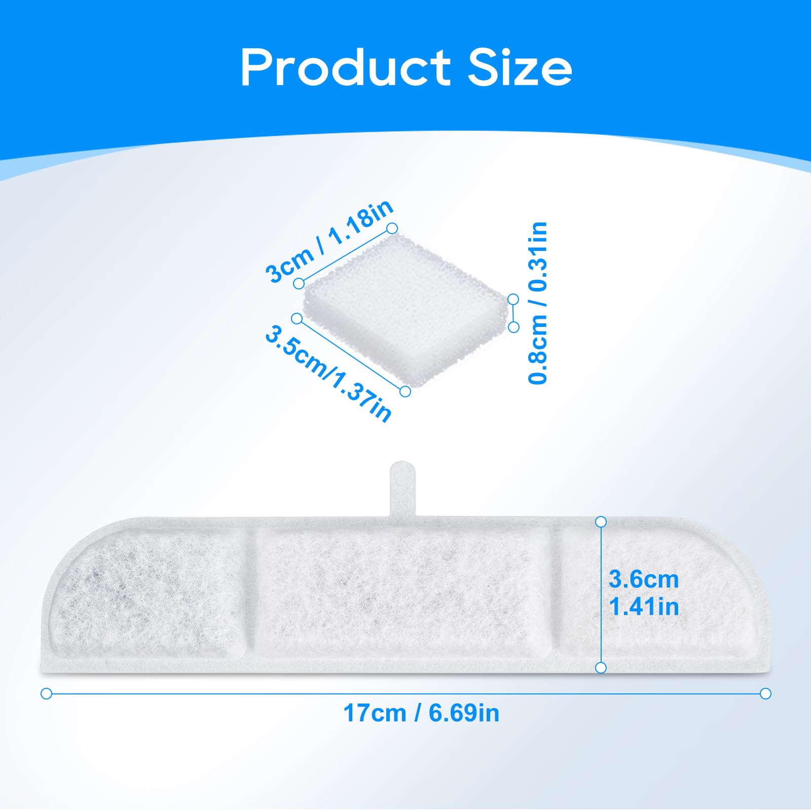 Cunina easy-install cat water filter demonstrates quick replacement.