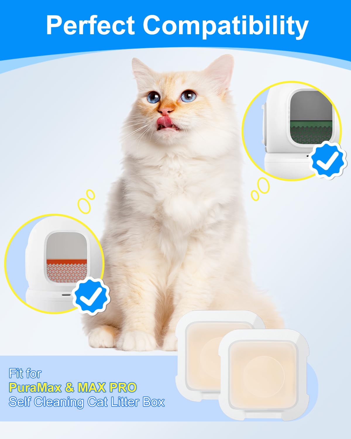 Cunina N50 odor eliminator compatibility with PuraMax products for easy replacements.