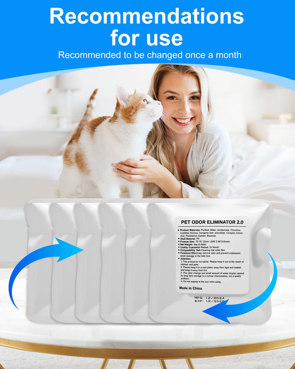 Cunina N50 five-month supply reduces frequent refills for a fresher home.