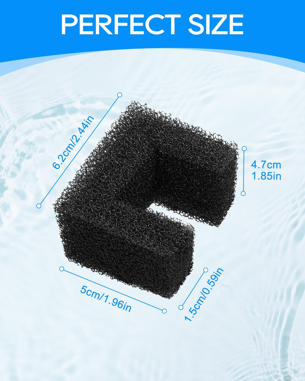 Cunina water-freshness close-up highlighting odor reduction potential.
