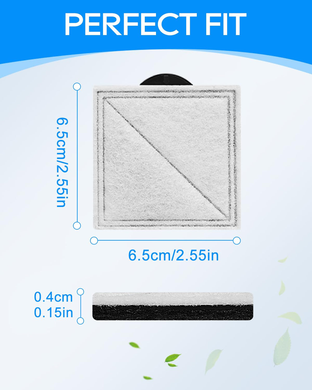 Cunina filters beside PetSafe Viva compatibility note.
