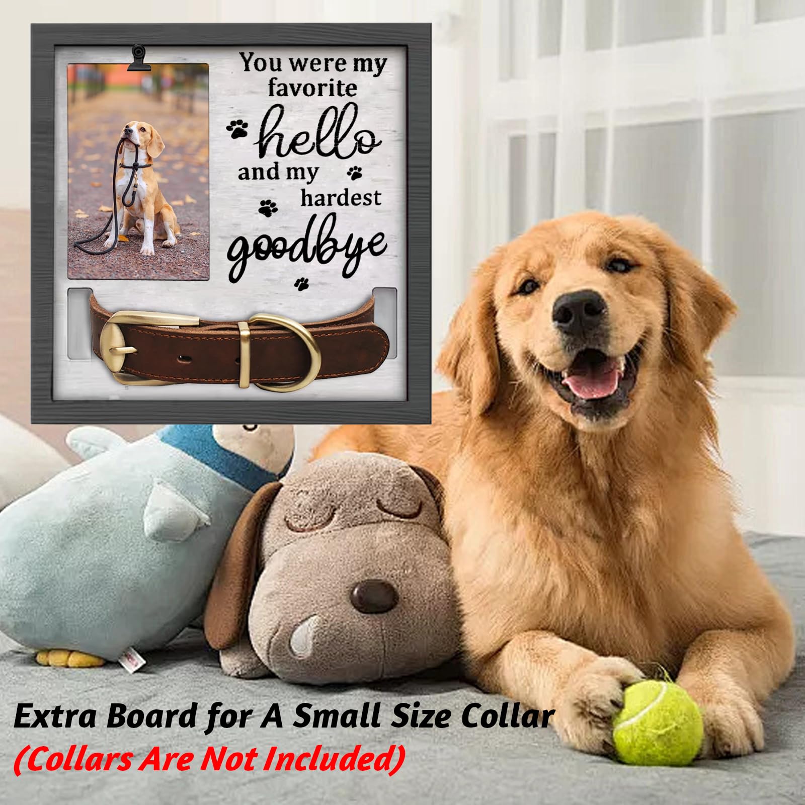 Cupdarow pet memorial frame wall-mount highlights versatile display for living room remembrance