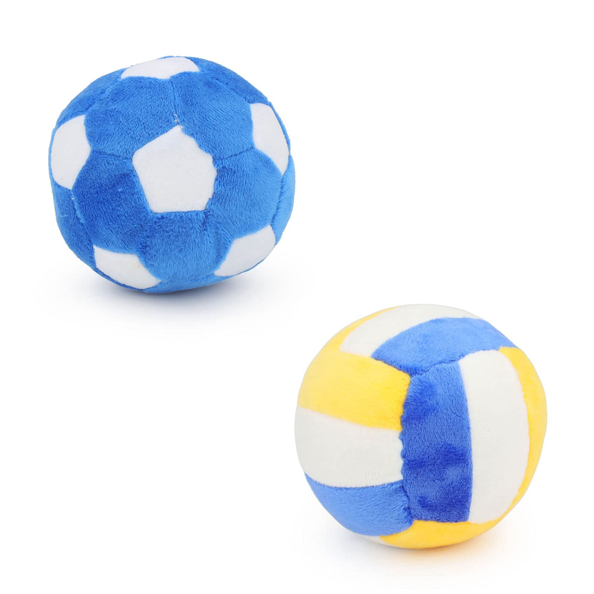Cuperay interactive dog balls football closeup shows squeaker for engaging play.
