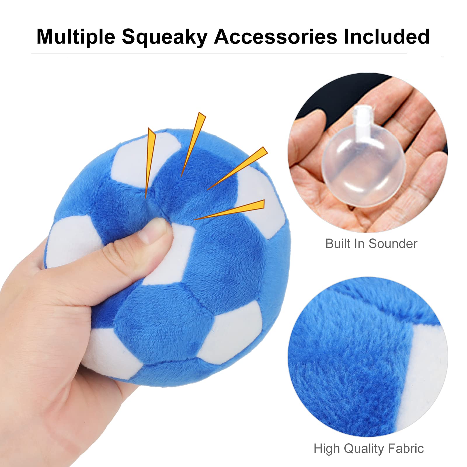 Cuperay Interactive Dog Balls tennis ball – soft squeak for daily amusement