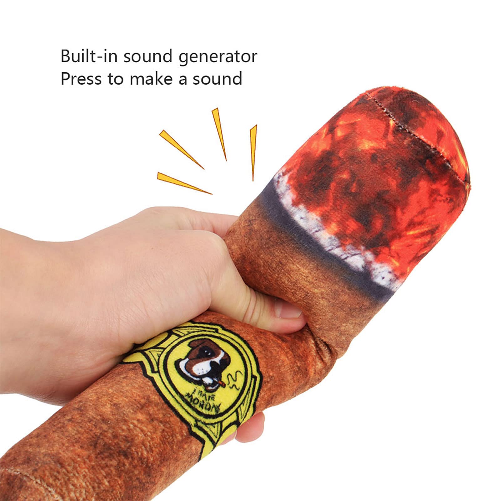 Cuperay plush dog toy squeaker supports interactive fetch sessions