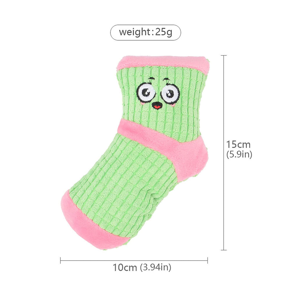 Cuperay socks dog toy with color variety to match dog's personality
