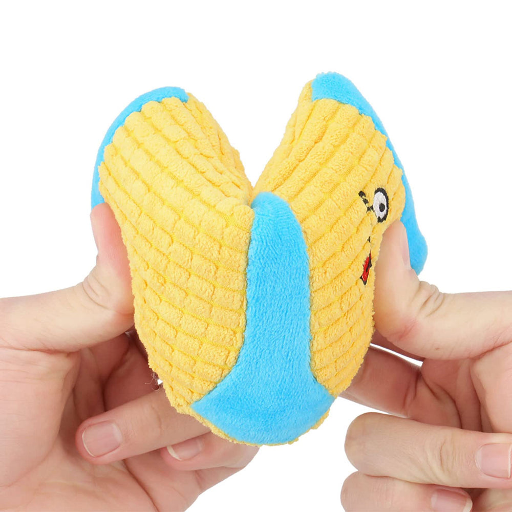 Cuperay socks dog toy embroidery detail showing cute facial expression