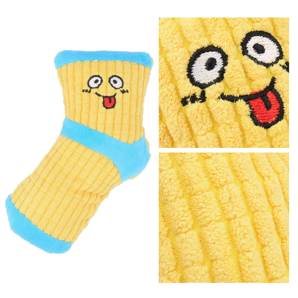 Cuperay socks dog toy squeaker inside enhances chew sessions