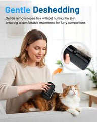 Cupofpet Groomingpro Deshedding Brush 2.0 in-use dogs shows effective shedding control.