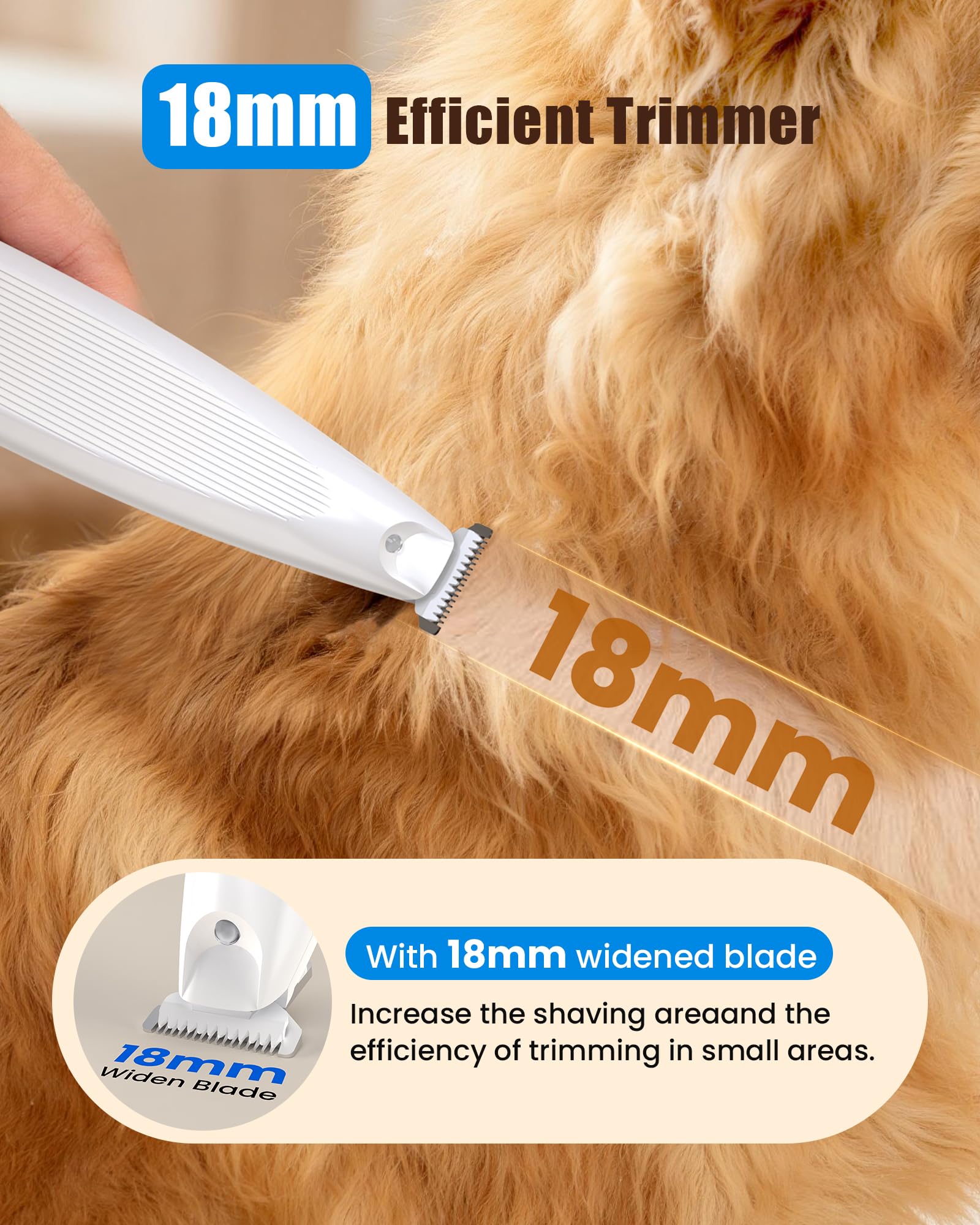 Cupofpet multifunction pet care trims paws, eyes, ears, face, and rump.