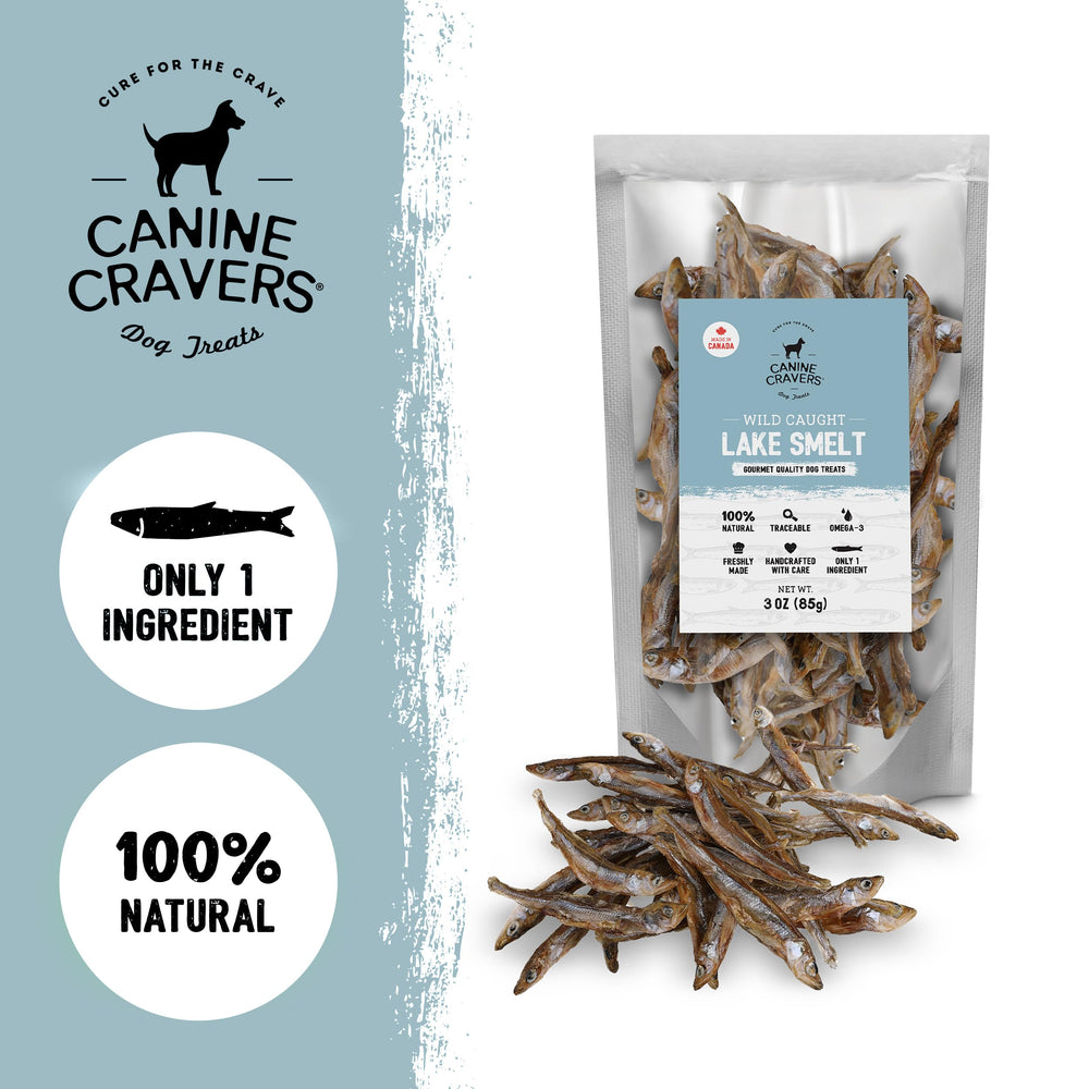 CURE FOR THE CRAVE Canine Cravers, empaque de 2 unidades, 3 onzas cada una.