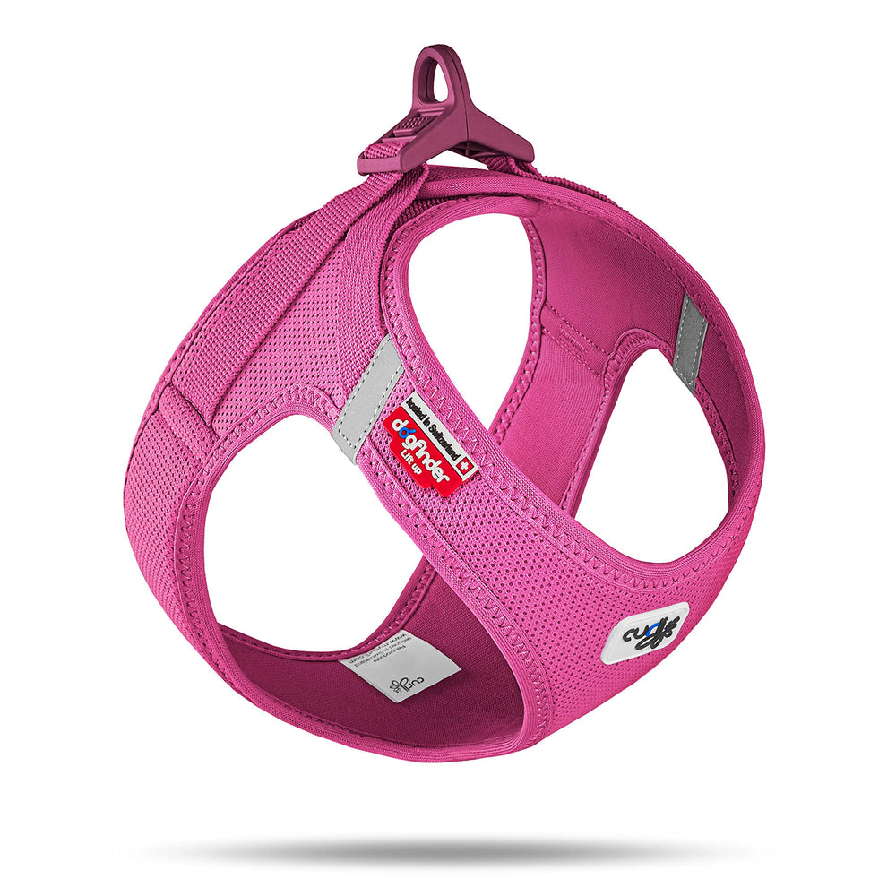 Curli Vest Harness front view shows lightweight comfort for sensitive dogs.