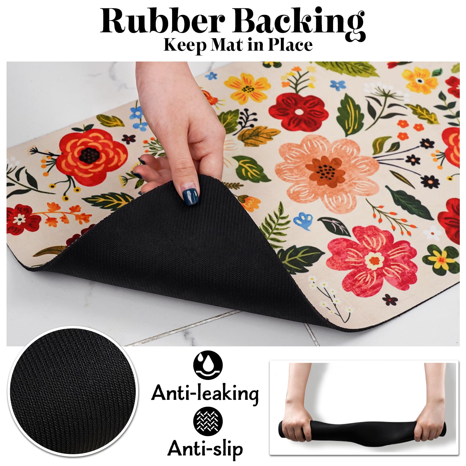 Cuslnox 16x24 pet mat provides ample space for larger bowls