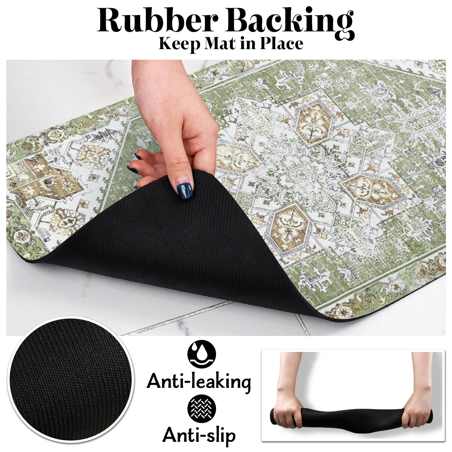 Cuslnox cat food mat doubles as a soft resting spot and litter mat