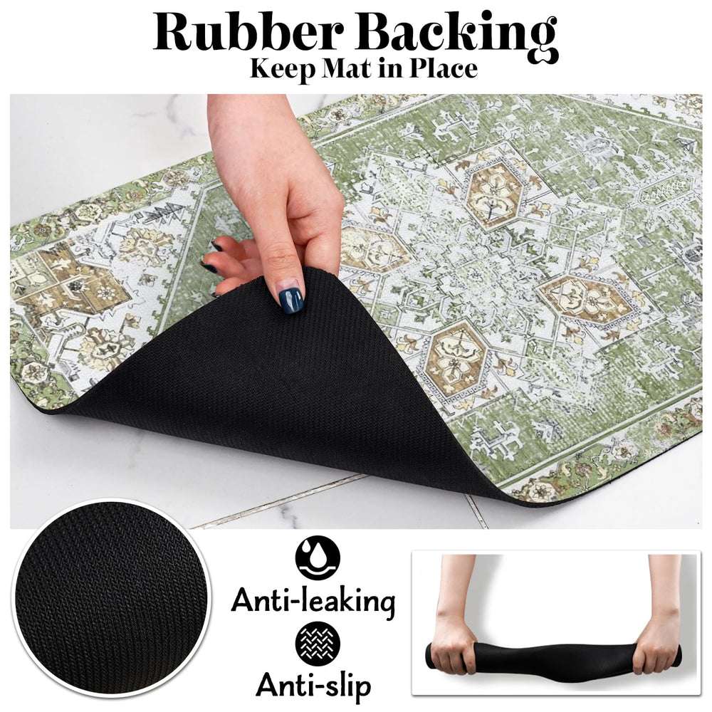 Cuslnox cat food mat doubles as a soft resting spot and litter mat