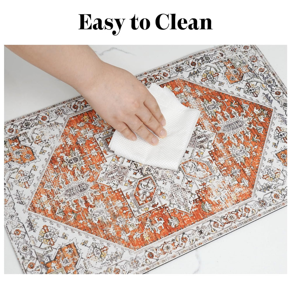 Cuslnox cat-litter-mat-use versatile mat doubles as a pet resting mat.